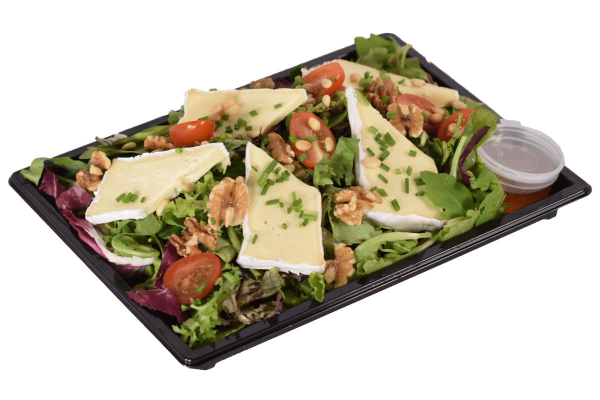 Vega salade met brie en walnoten